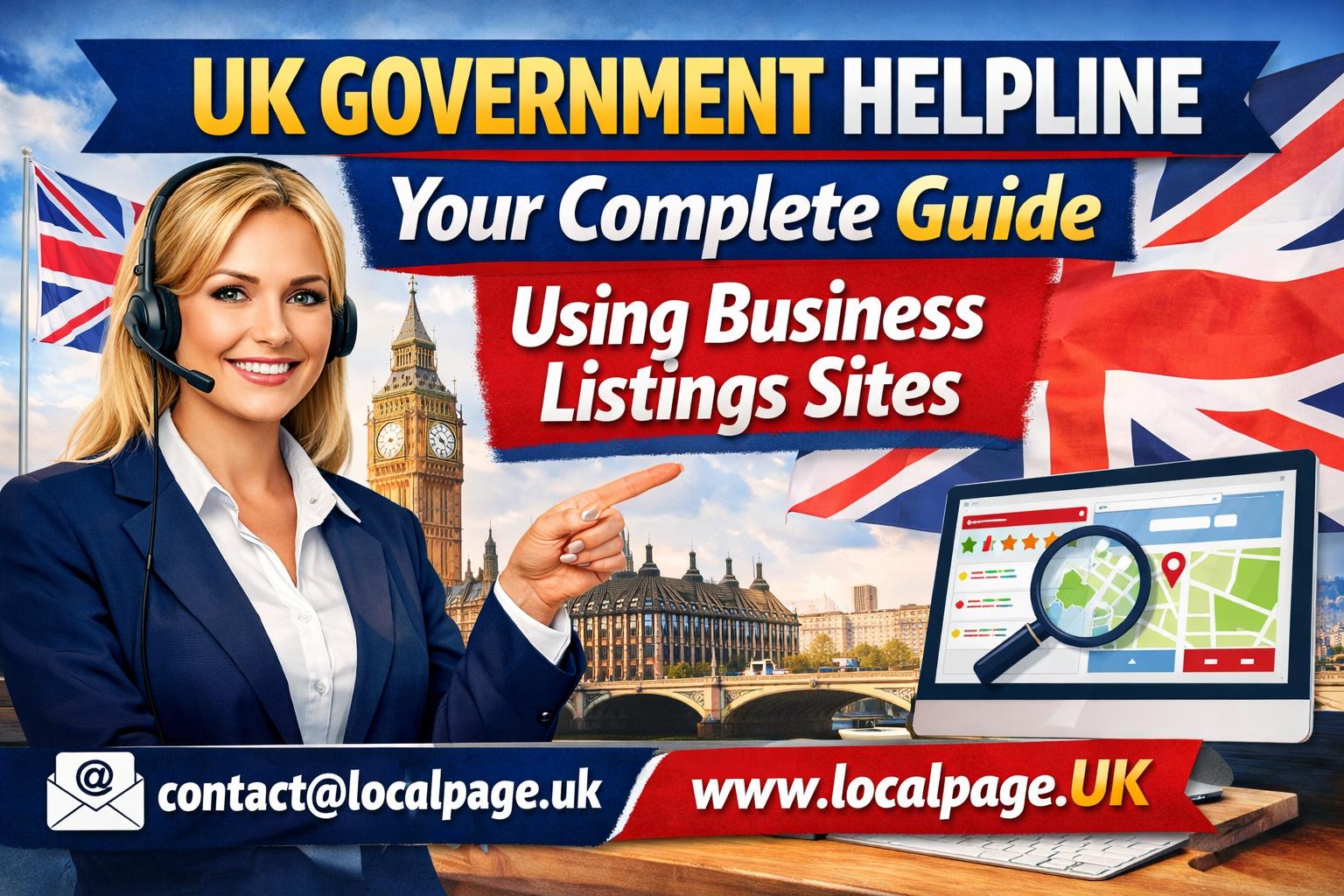 UK Government Services Helpline Details